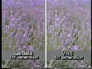 Betamax vs VHS Picture Quality